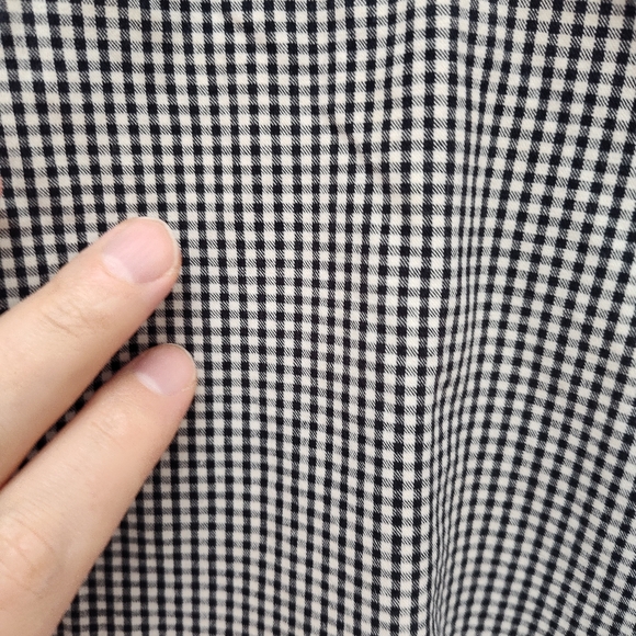 US Polo Assn men's checkered shorts plaid summer boat casual black white cotton - Picture 3 of 11